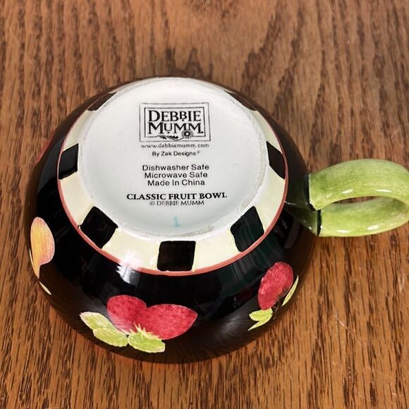 Debbie Mumm classic fruit bowl bowls Tea Pot & Cup coordinated Set EUC - Picture 5 of 8